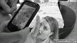 smile for the camera phone slut